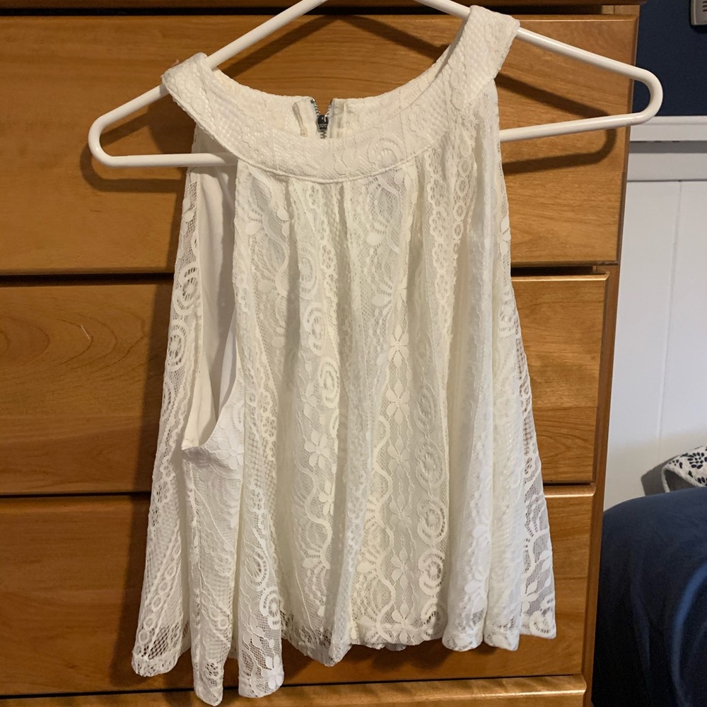 Francescas white tank